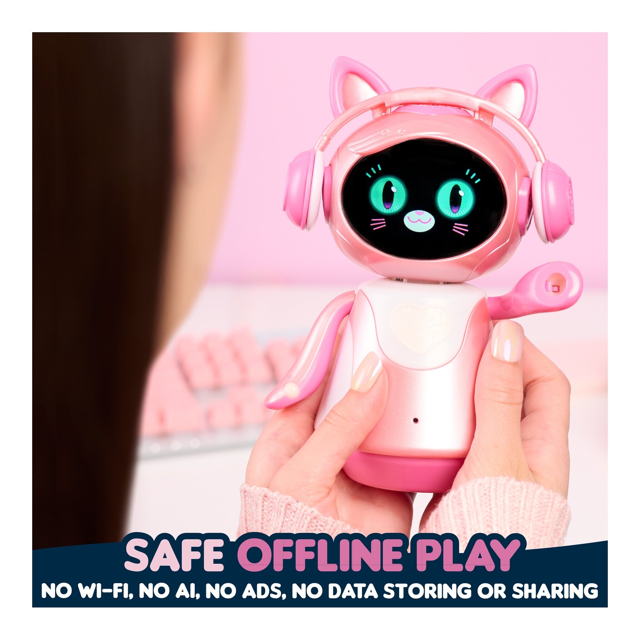 Just Play emotoBOT COR-A Rose Gold Interactive Robot Toy