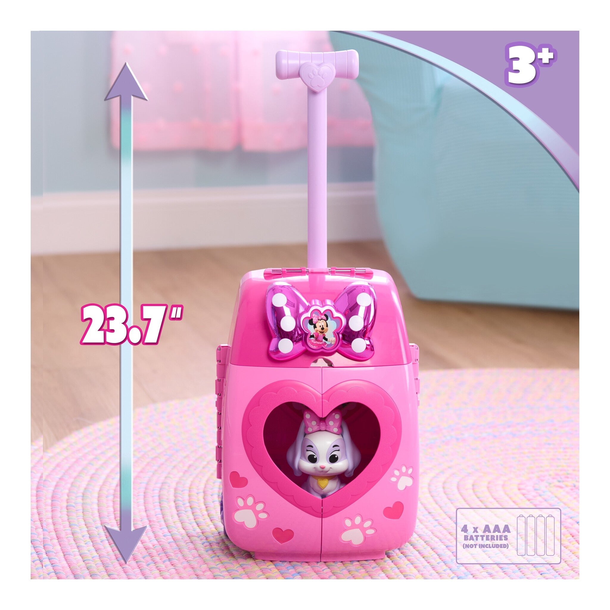 Disney Junior Minnie Mouse Groom & Go Pet Salon Playset