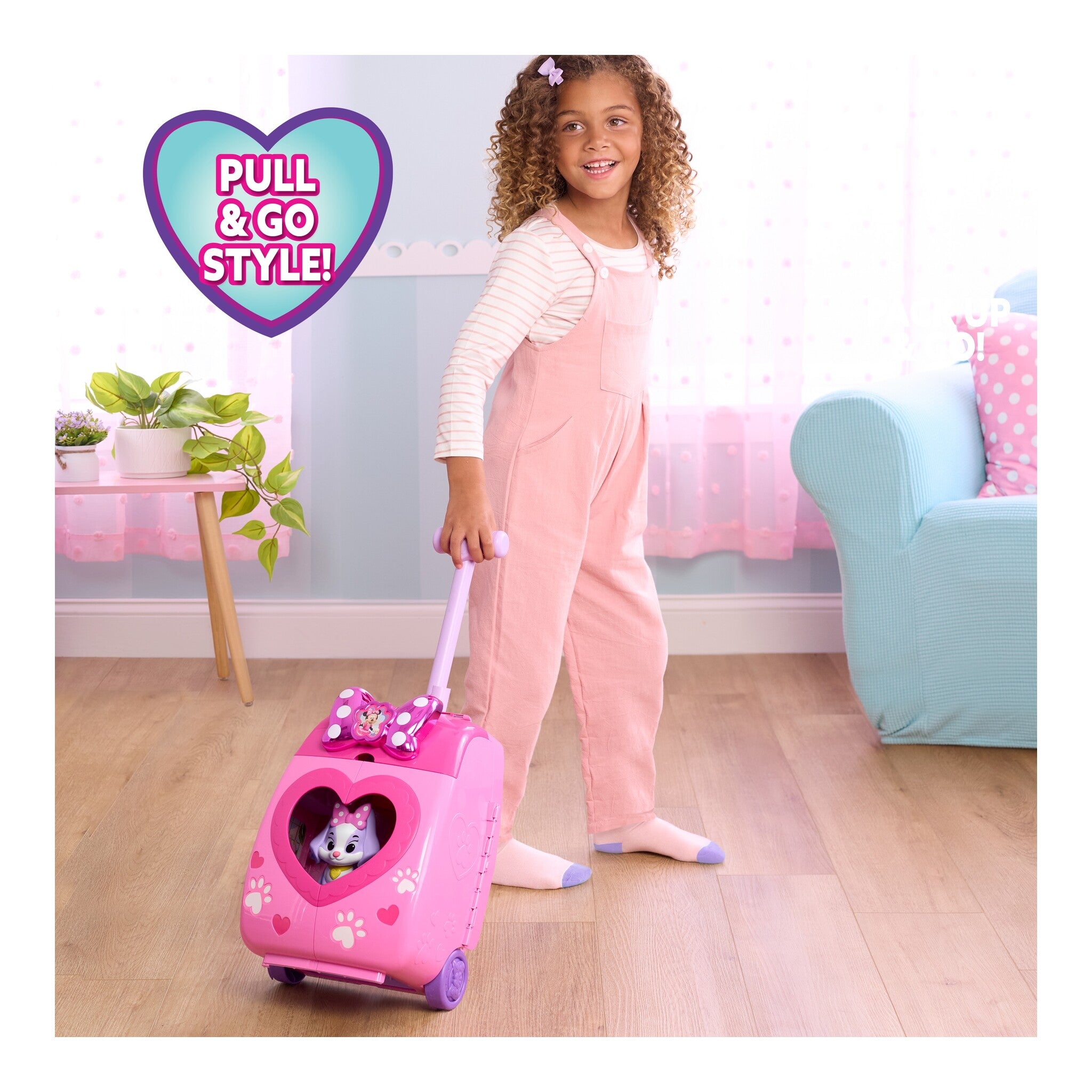 Disney Junior Minnie Mouse Groom & Go Pet Salon Playset