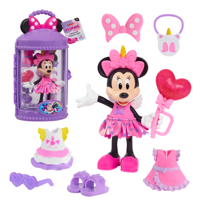 Disney Junior Minnie Mouse Fabulous Fashion Sweet Party Doll Set