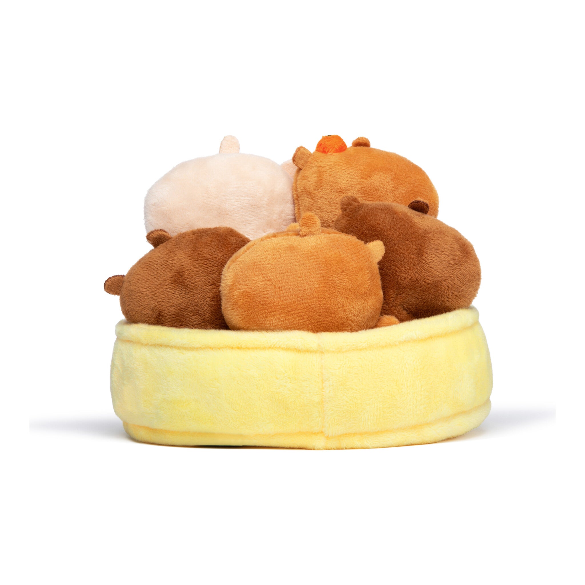 Relatable Emotional Support Capybaras Plush Set with Basket