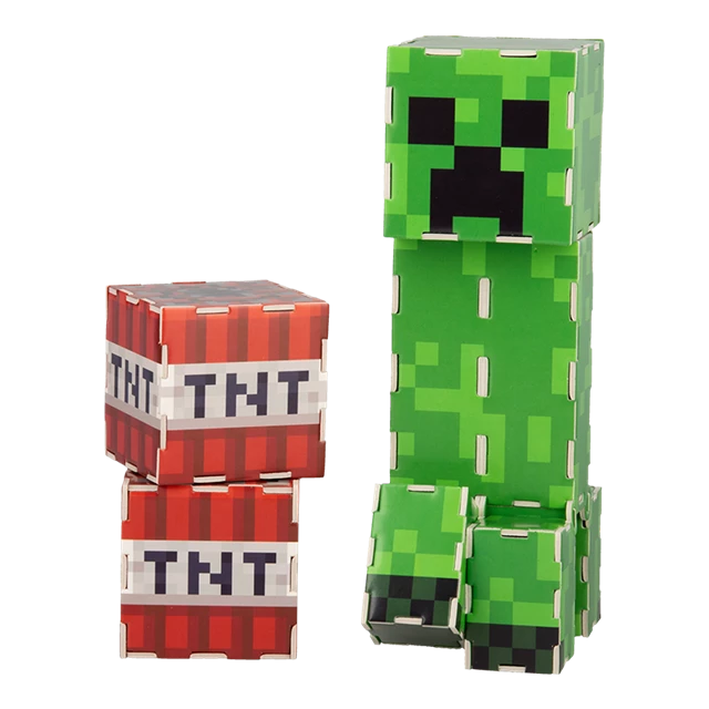 Minecraft Creeper & TNT Construction Kit