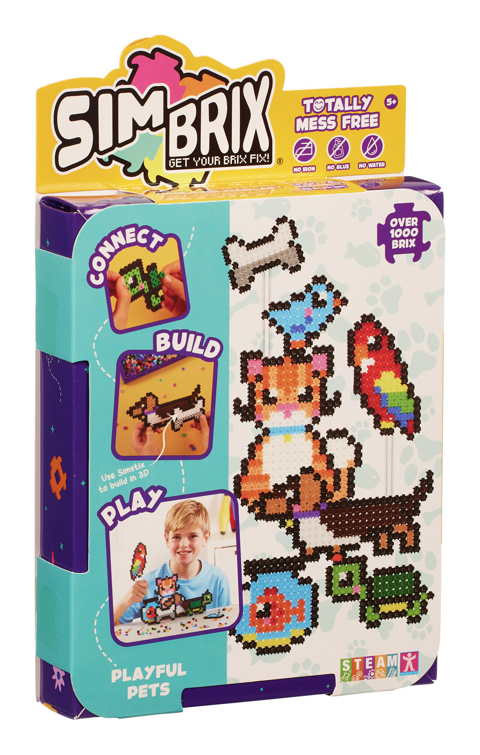 Simbrix Playful Pets Starter Pack – 1,000+ Pixel Art Bricks