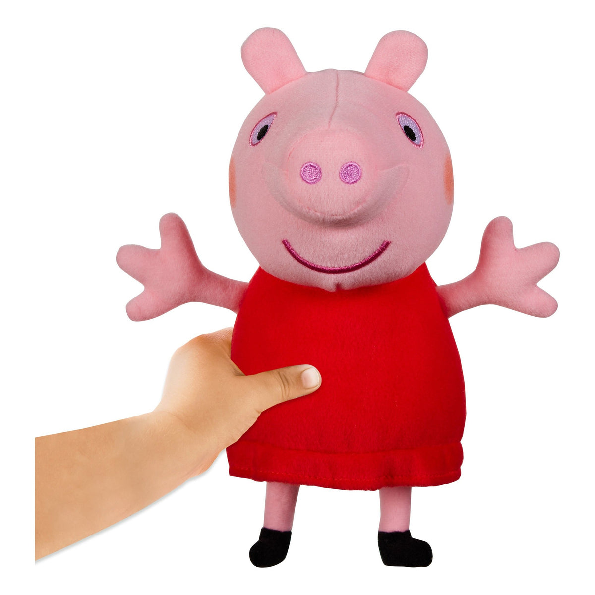 Peppa Pig Talking Red Dress Peppa Soft Toy 20cm