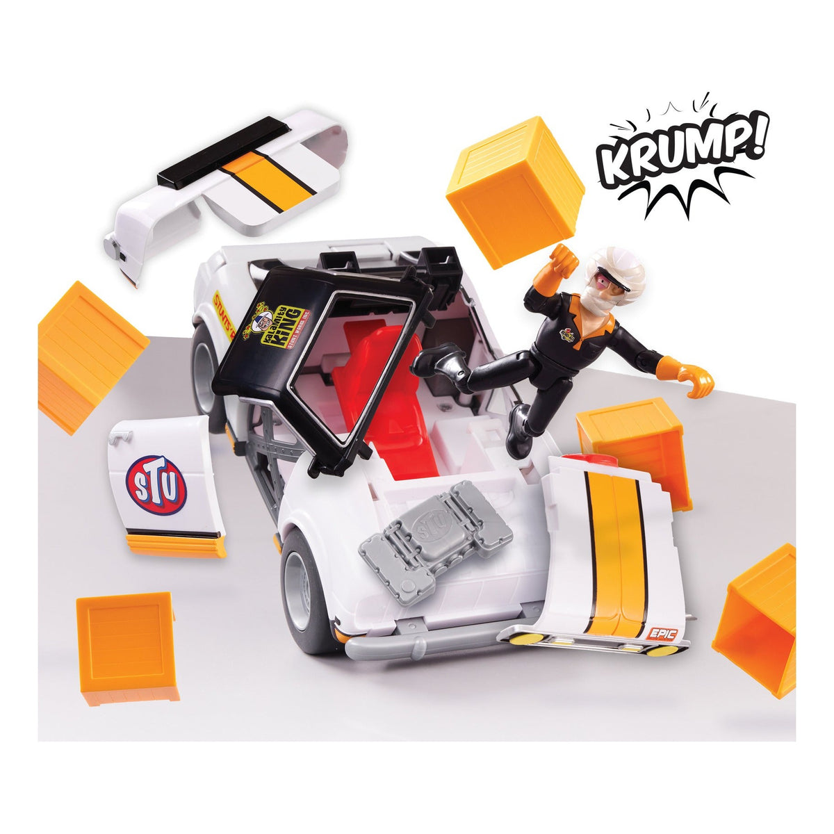 Stuntman Stu Race Ace Break-Apart Stunt Car Set
