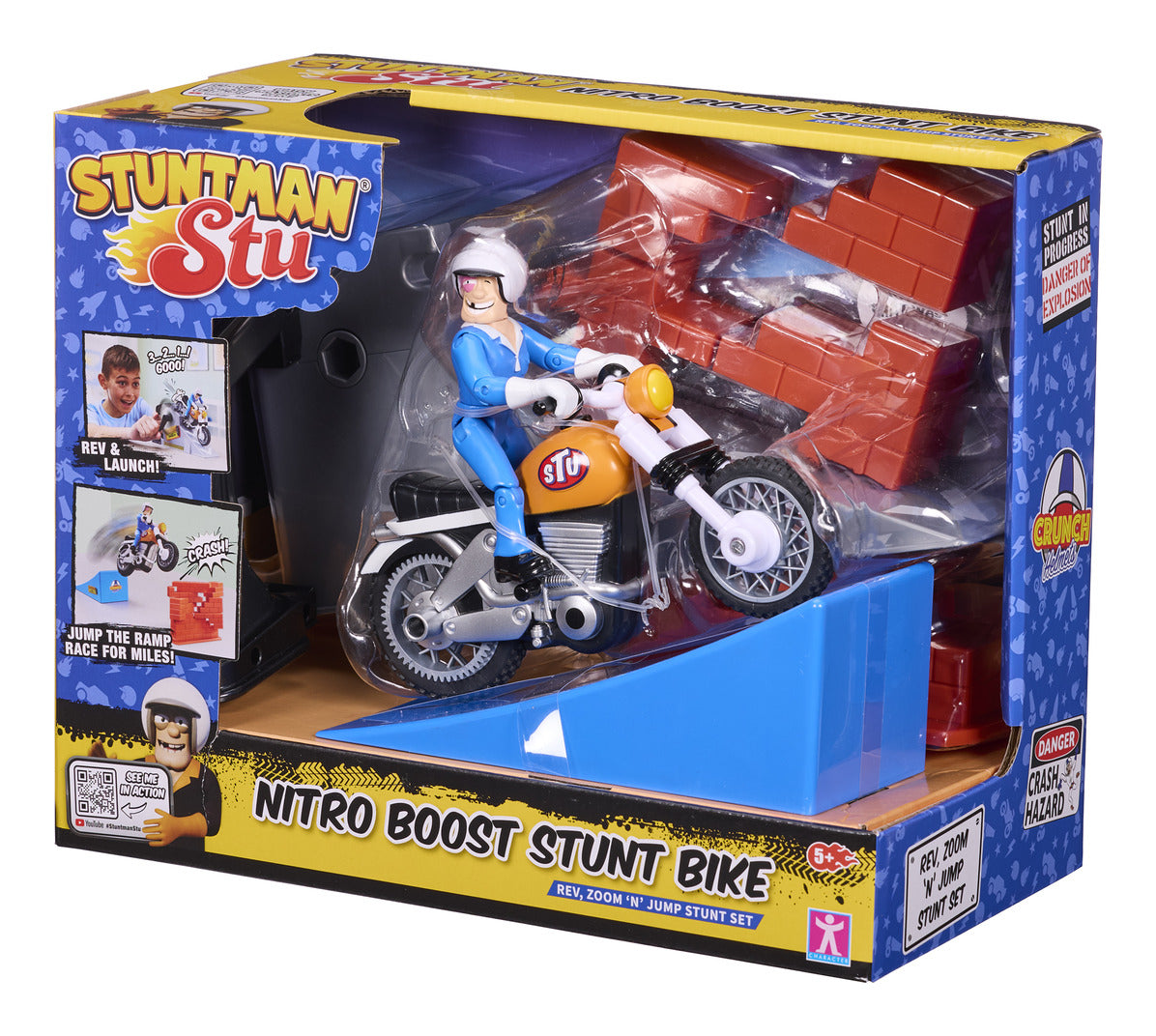 Stuntman Stu Nitro Boost Stunt Bike Stunt Set