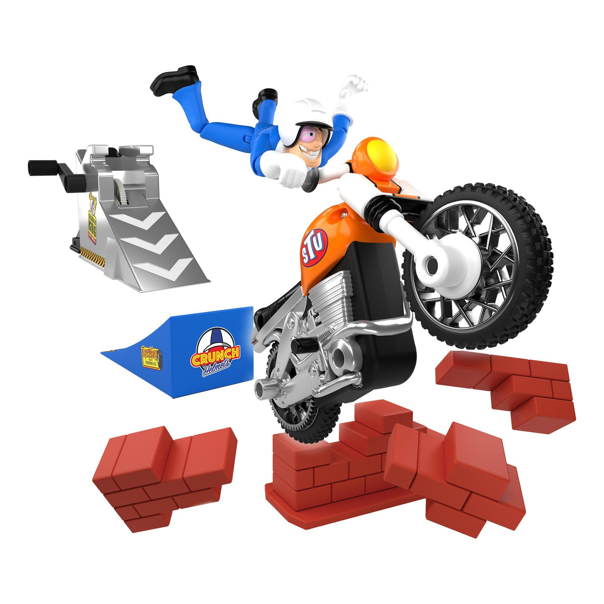 Stuntman Stu Nitro Boost Stunt Bike Stunt Set