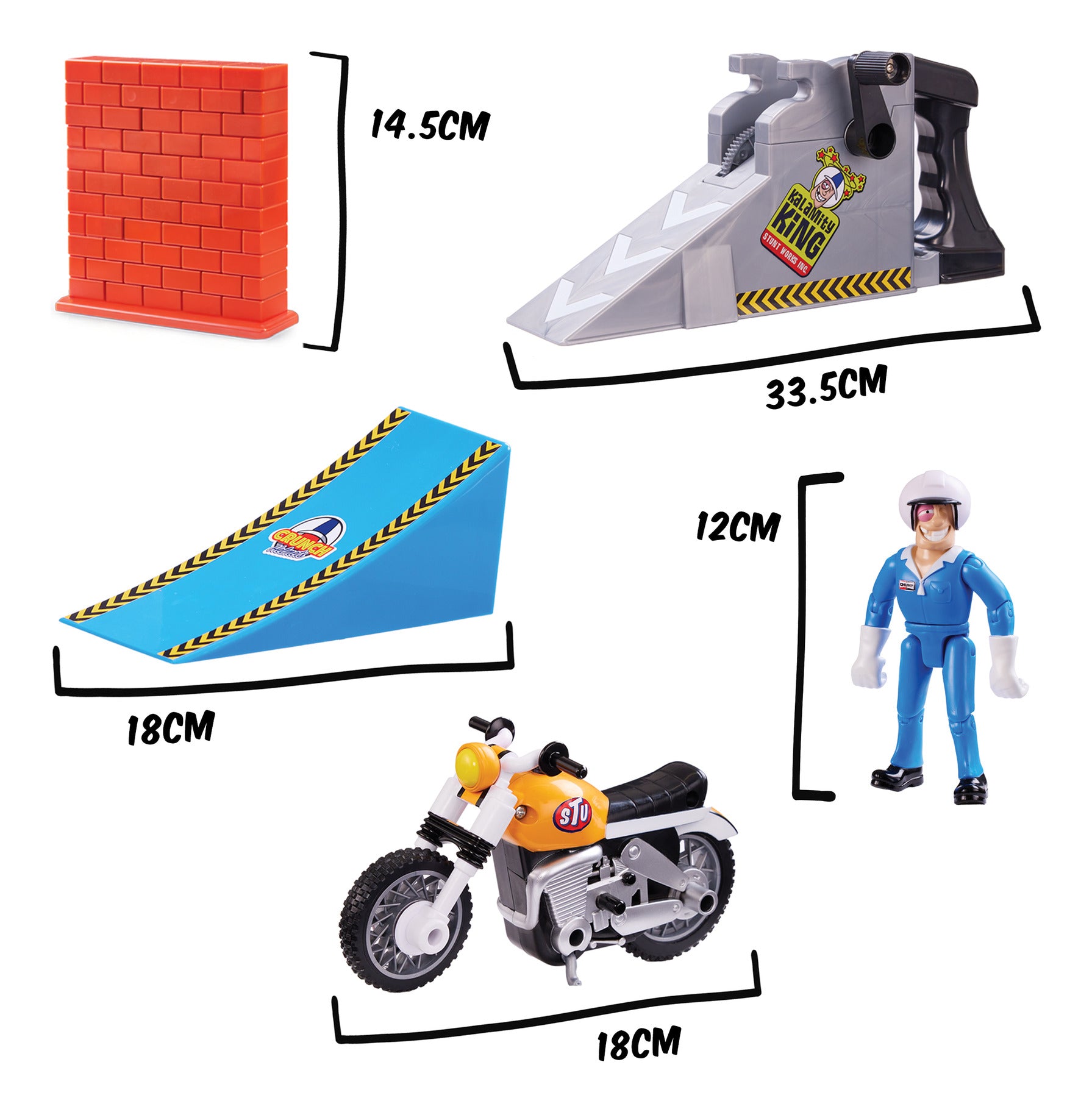 Stuntman Stu Nitro Boost Stunt Bike Stunt Set