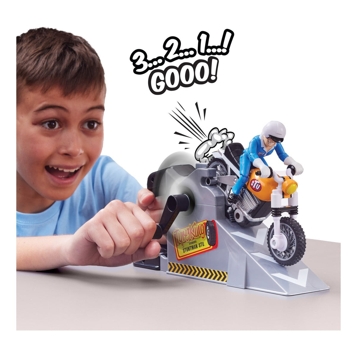 Stuntman Stu Nitro Boost Stunt Bike Stunt Set