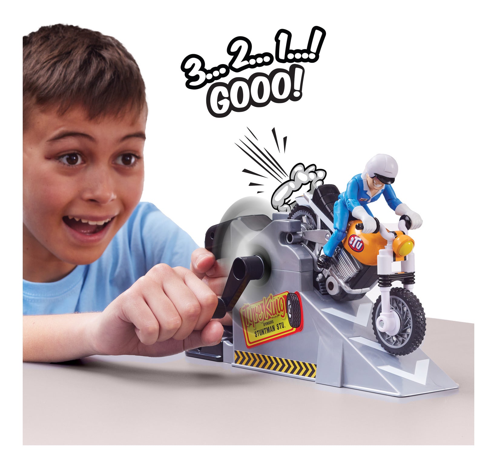 Stuntman Stu Nitro Boost Stunt Bike Stunt Set