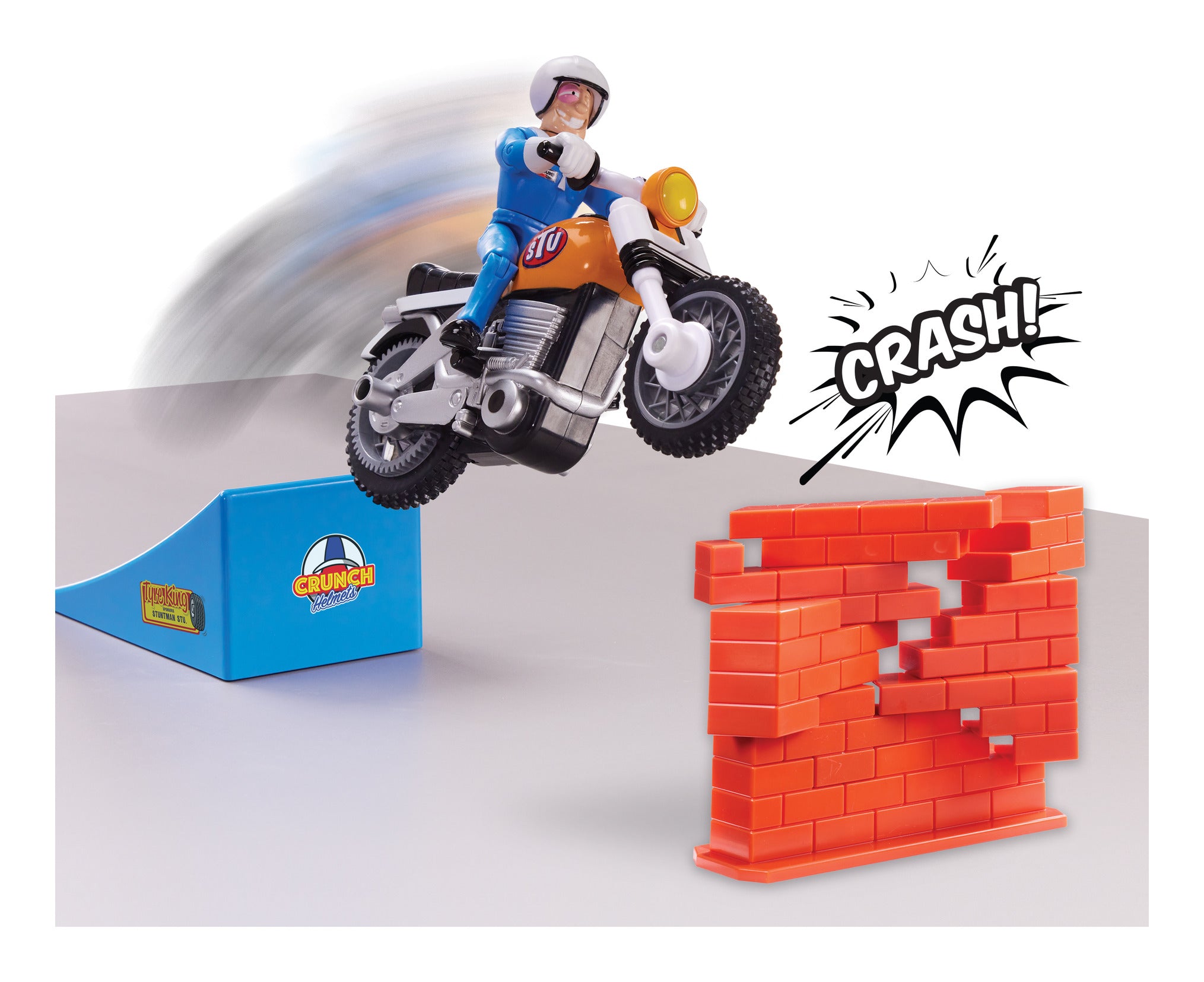 Stuntman Stu Nitro Boost Stunt Bike Stunt Set