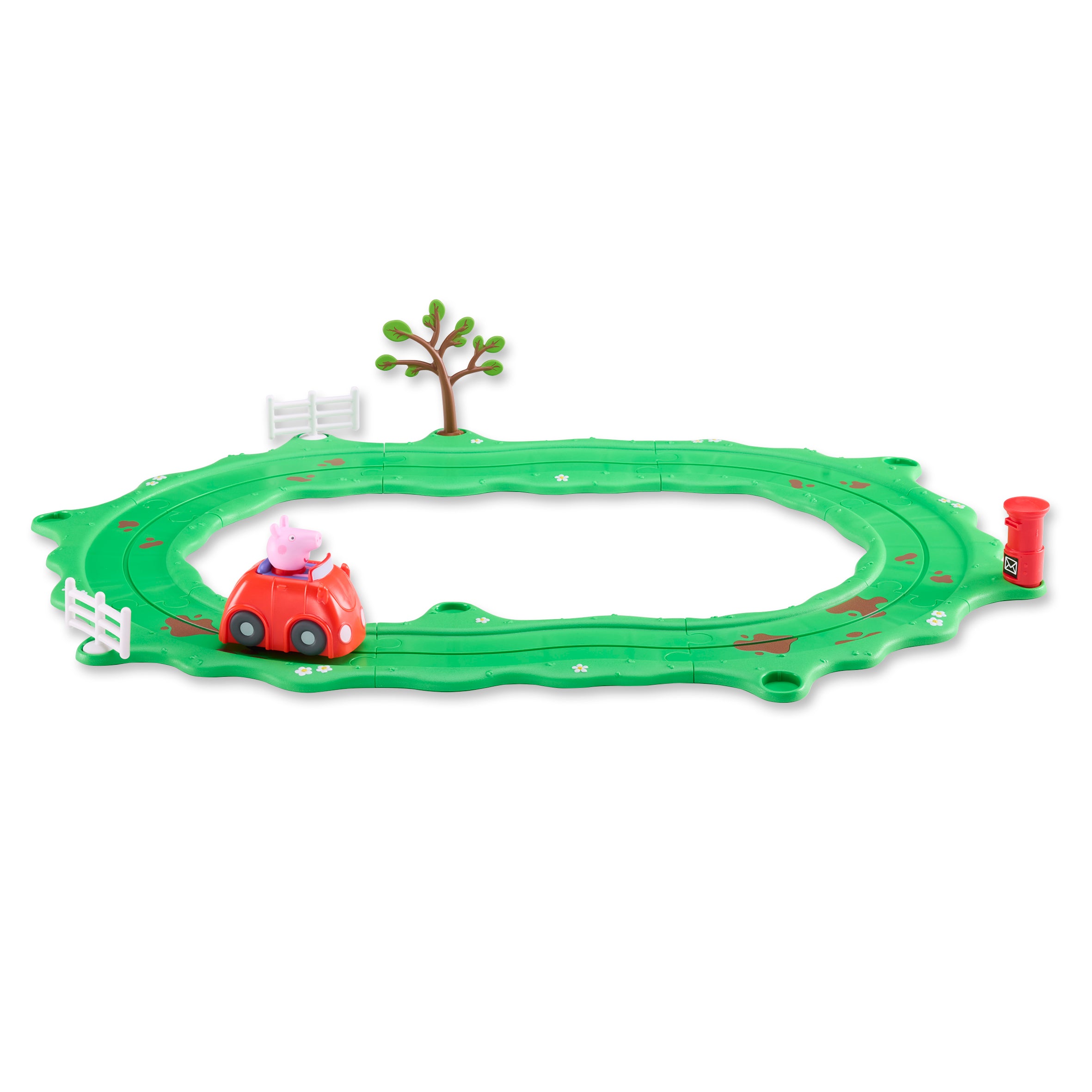 Peppa Pig Whizz Around Little Red Car Set