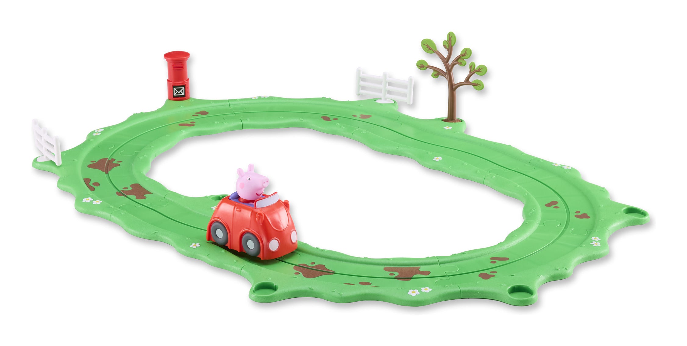 Peppa Pig Whizz Around Little Red Car Set