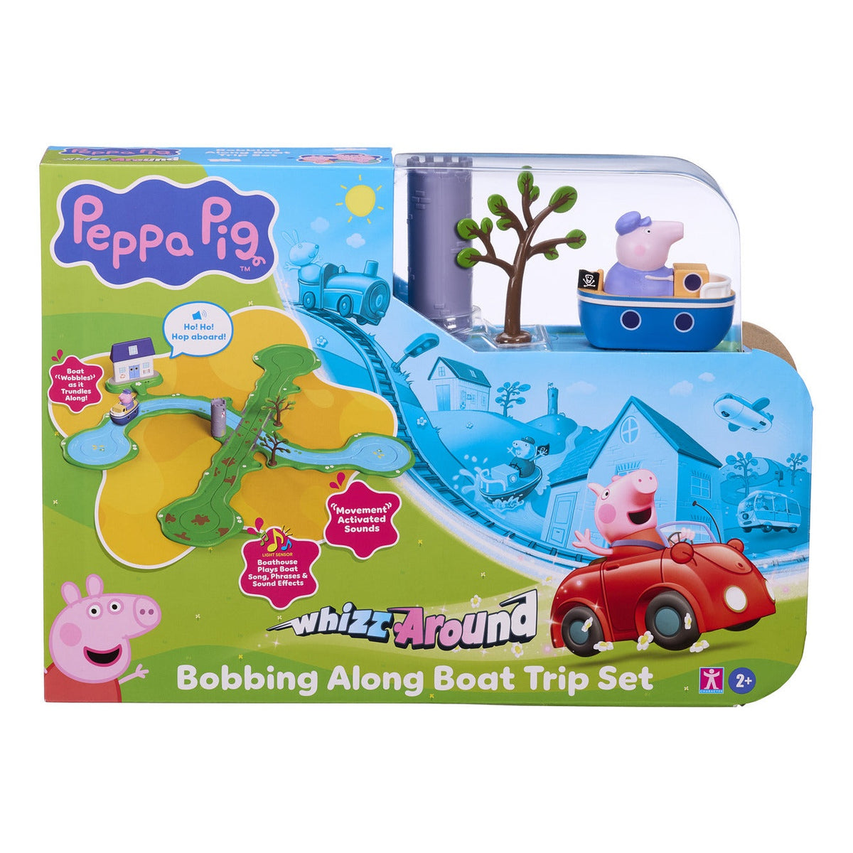Peppa Pig Whizz Around Bobbing Along Boat Trip Set