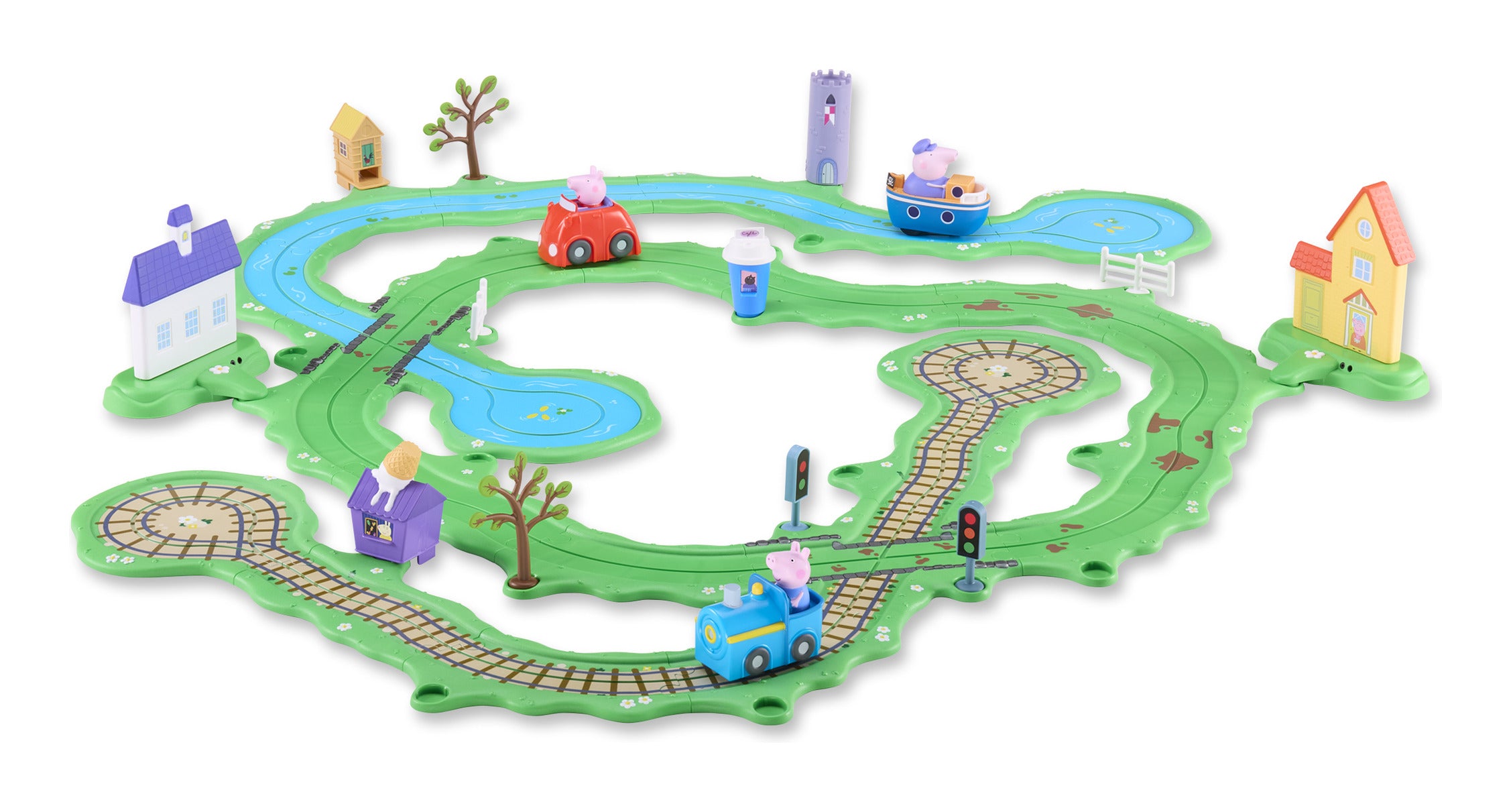 Peppa Pig Whizz Around Great Big World Set