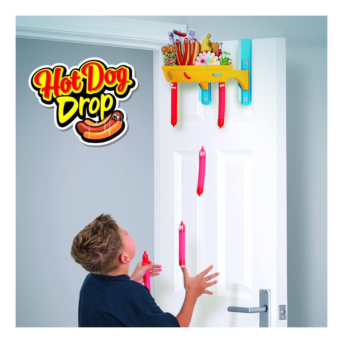Character Hot Dog Drop Electronic Reaction Game