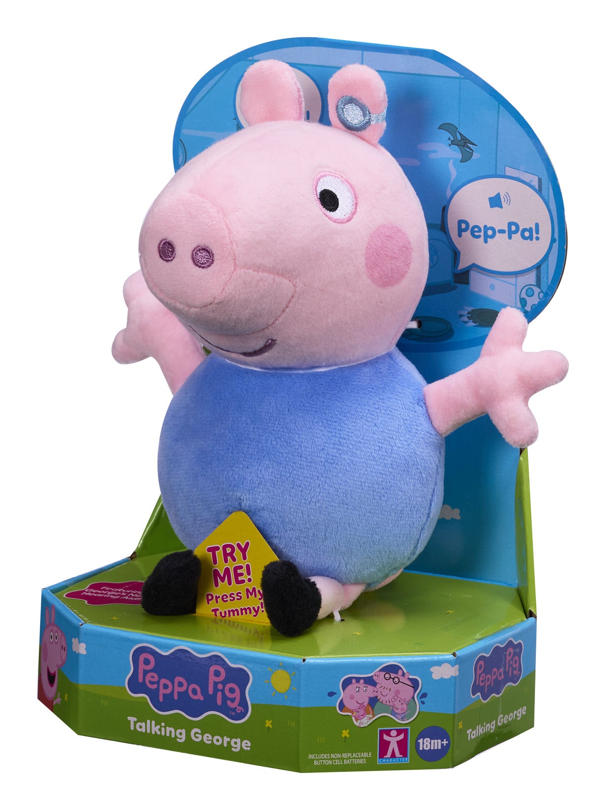 Peppa Pig Talking George Soft Toy with 7 Sounds