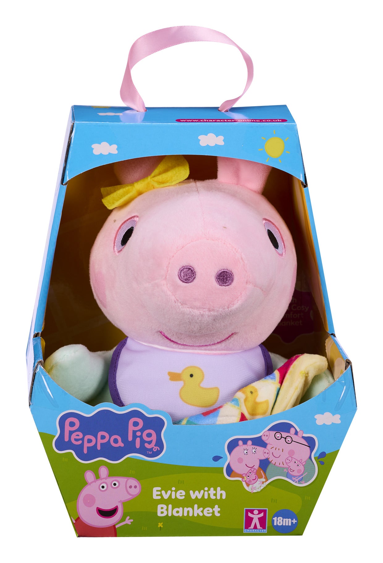 Peppa Pig Evie With Blanket Soft Toy