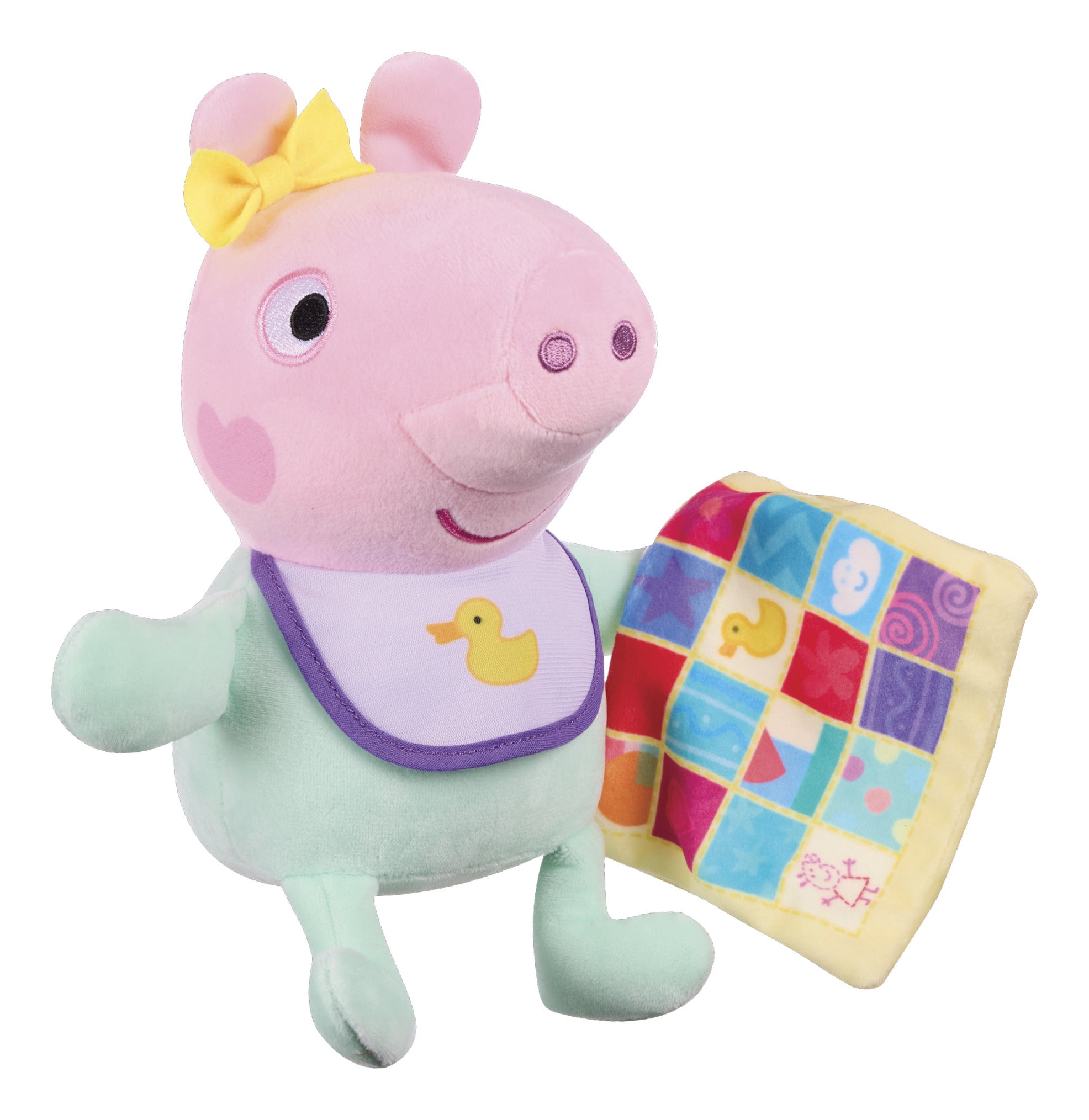 Peppa Pig Evie With Blanket Soft Toy