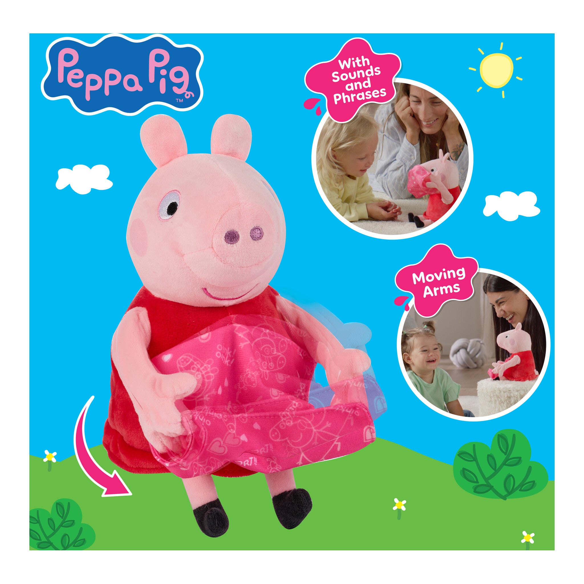 Peppa Pig Peek-A-Boo Peppa Interactive Plush Toy