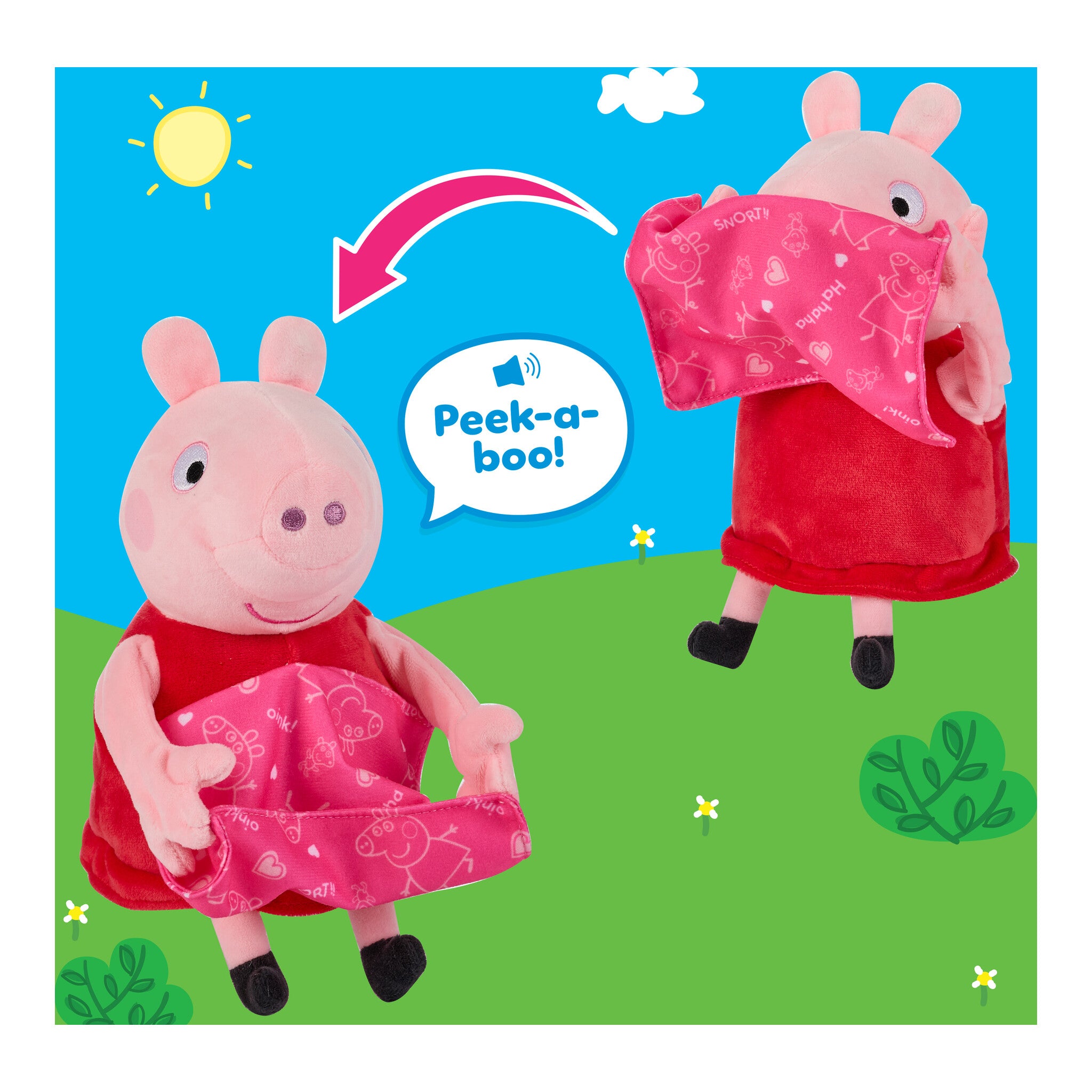 Peppa Pig Peek-A-Boo Peppa Interactive Plush Toy
