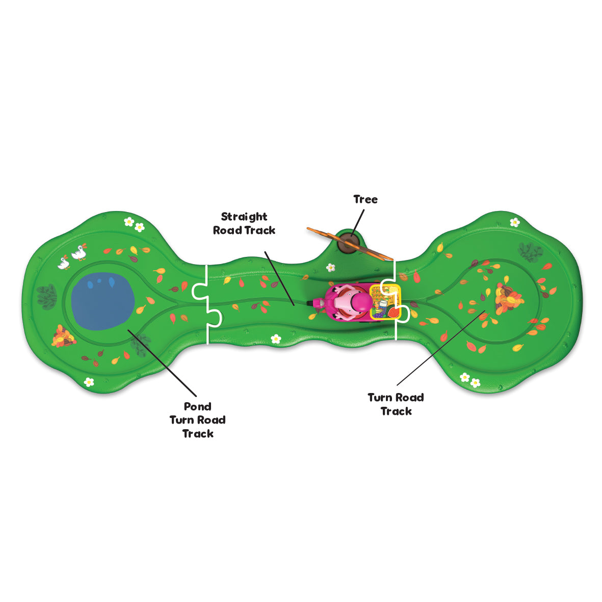 Peppa Pig Whizz Around Pedal Along Peppa Set