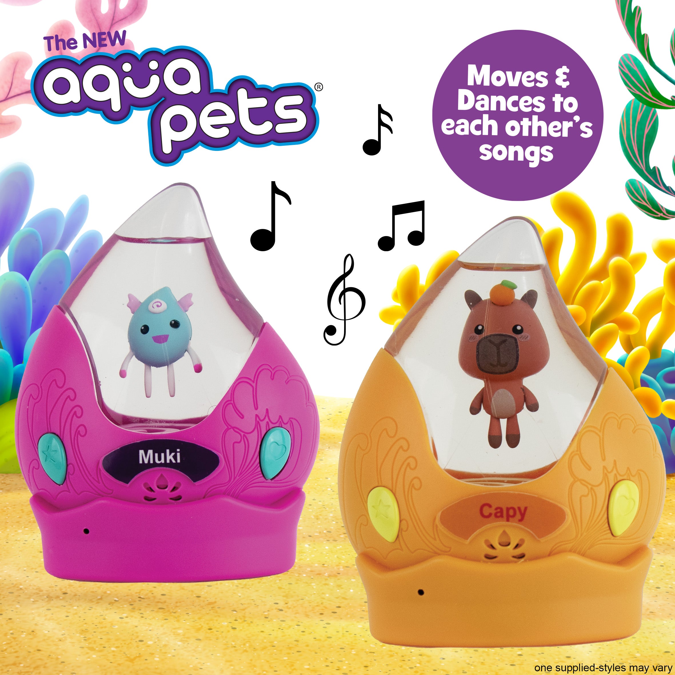 Aqua Pets Interactive Waterdrop Pet Assortment