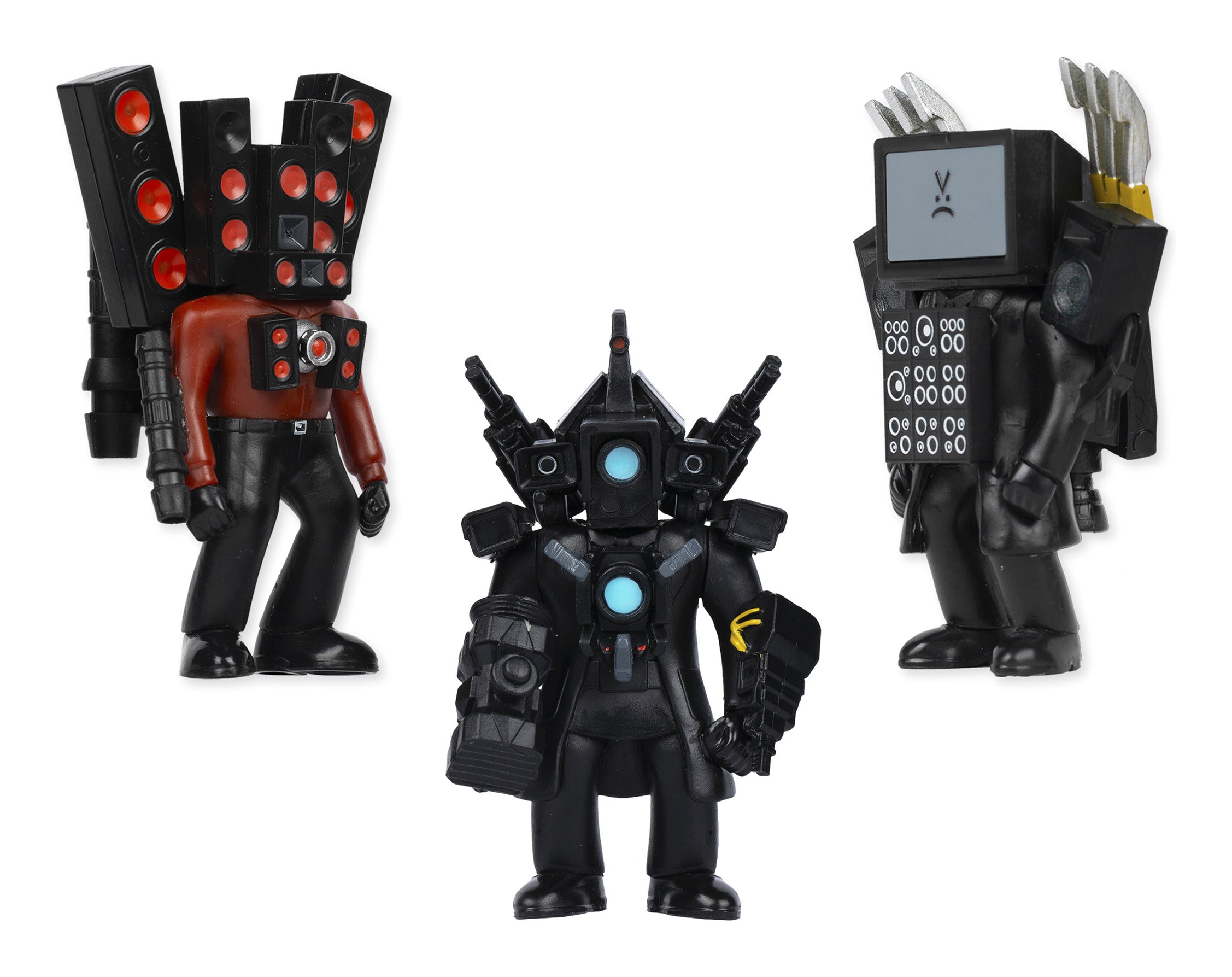 Skibidi Toilet Titan Collection Series One 3-Pack Figures