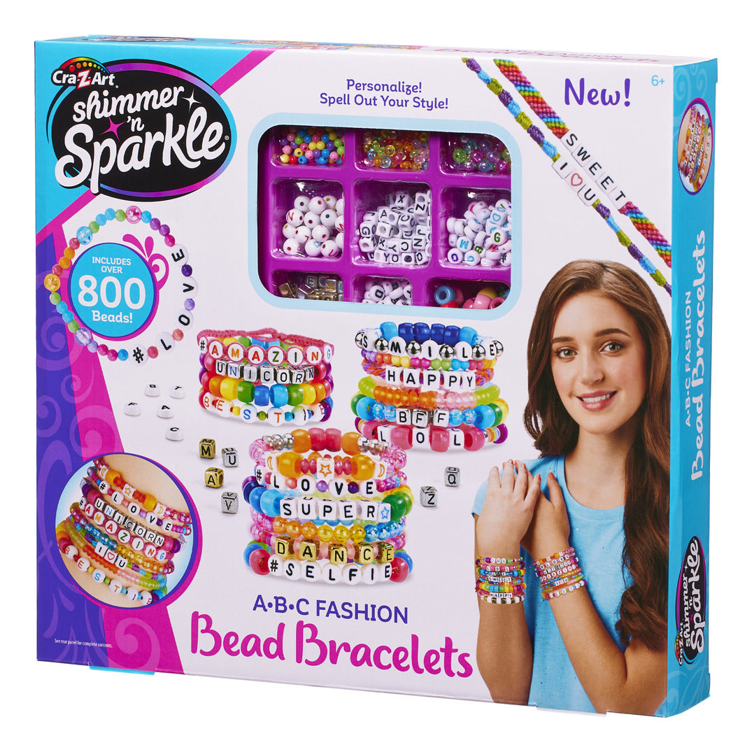 Shimmer ’n Sparkle ABC Fashion Bead Bracelet Kit