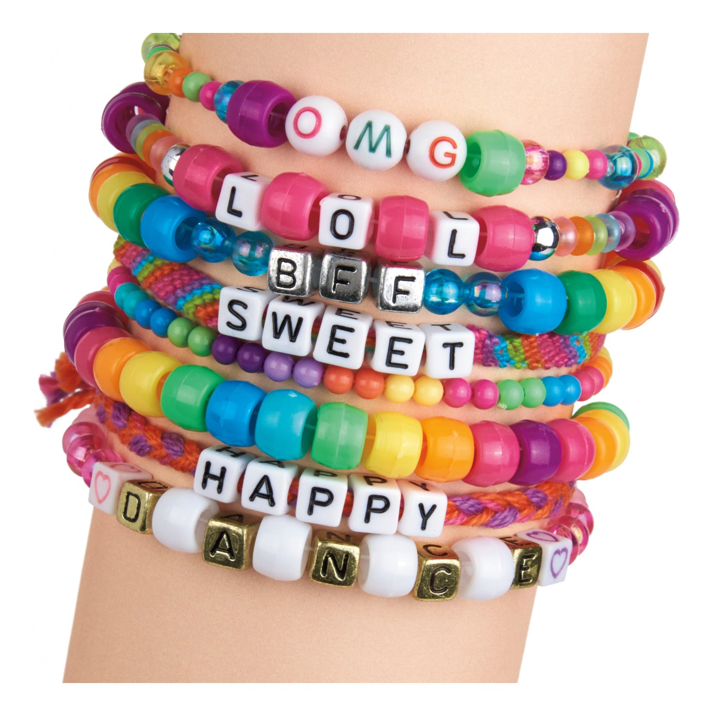 Shimmer ’n Sparkle ABC Fashion Bead Bracelet Kit
