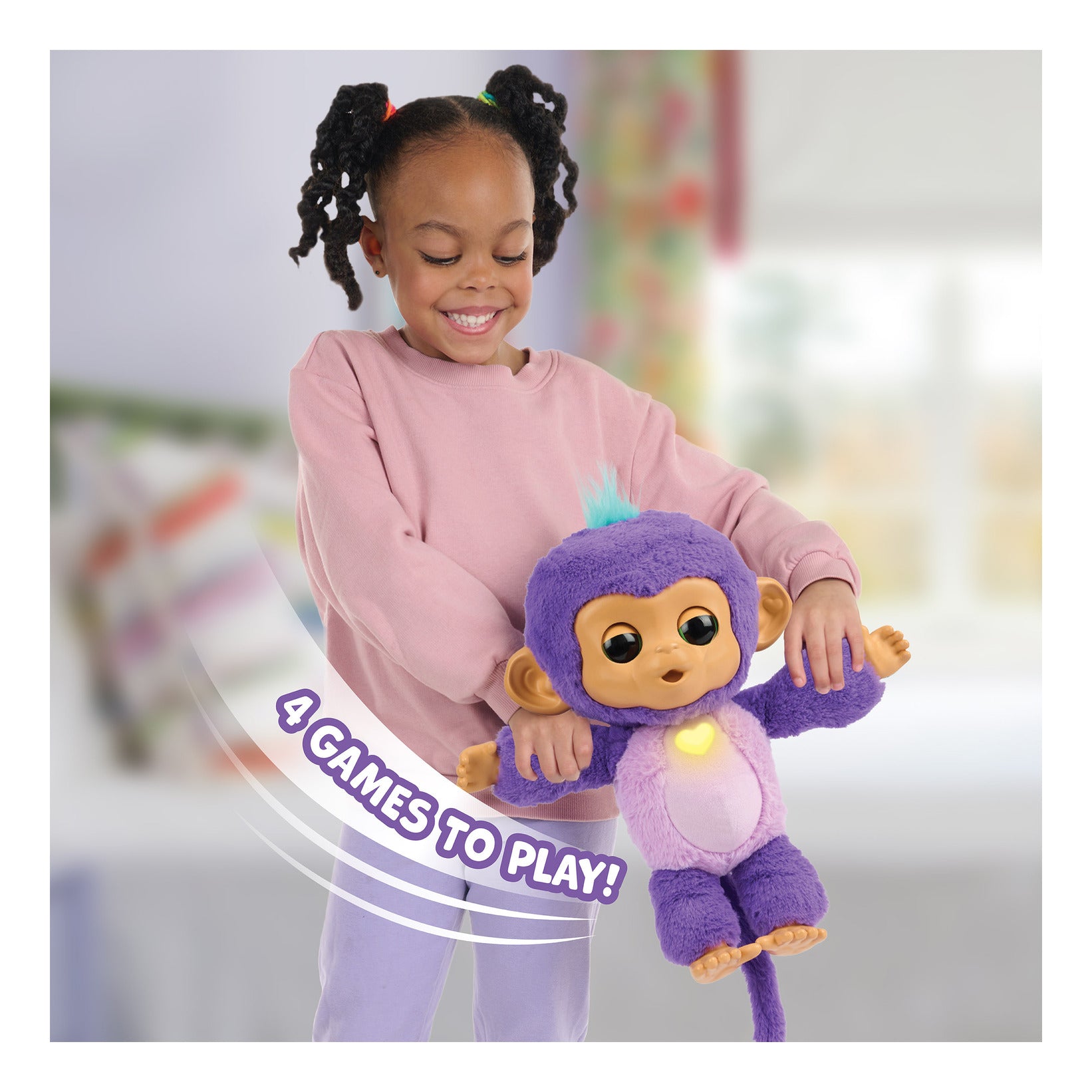 Fingerlings Care 'n' Cuddles Interactive Baby Monkey Sunny