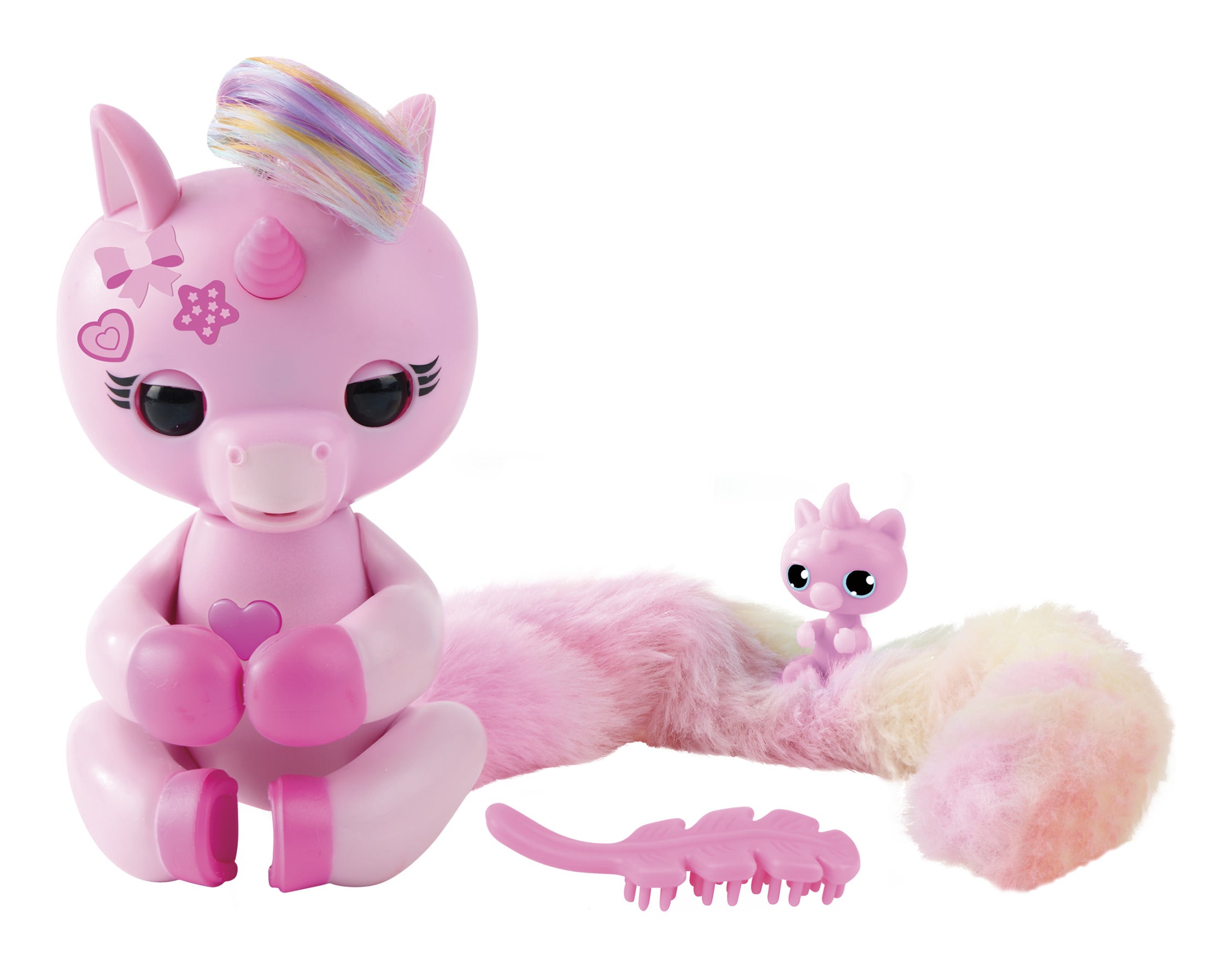 Fingerlings Snuggle Tails Interactive Unicorn Evie