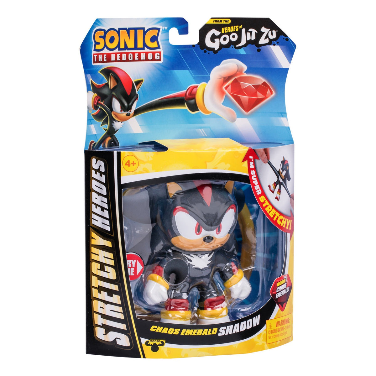 Heroes of Goo Jit Zu Sonic the Hedgehog Chaos Emerald Shadow Stretchy Hero Pack