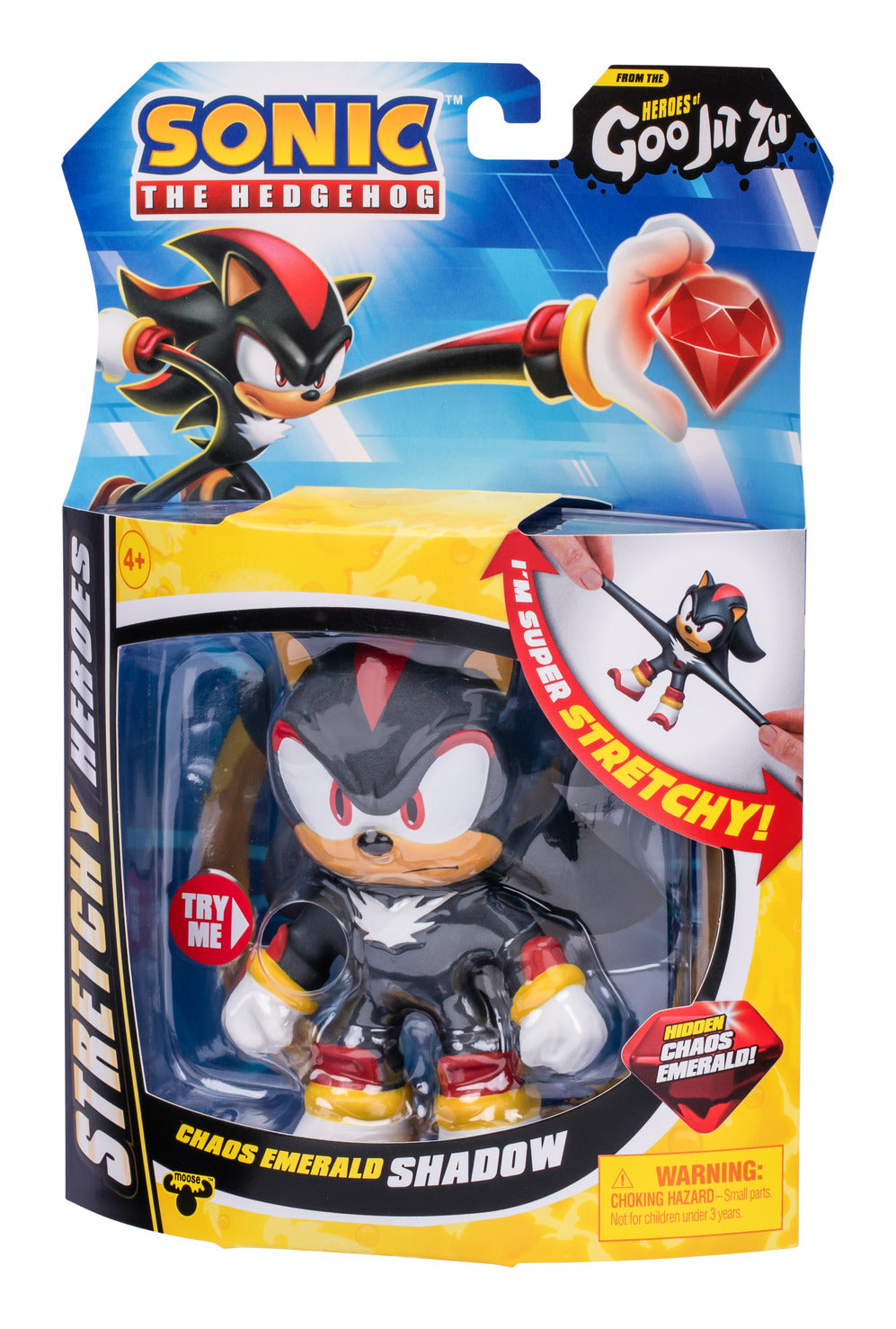 Heroes of Goo Jit Zu Sonic the Hedgehog Chaos Emerald Shadow Stretchy Hero Pack