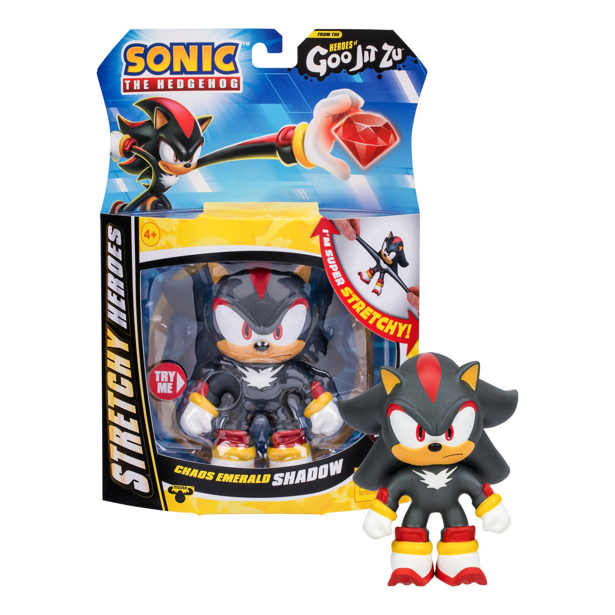 Heroes of Goo Jit Zu Sonic the Hedgehog Chaos Emerald Shadow Stretchy Hero Pack