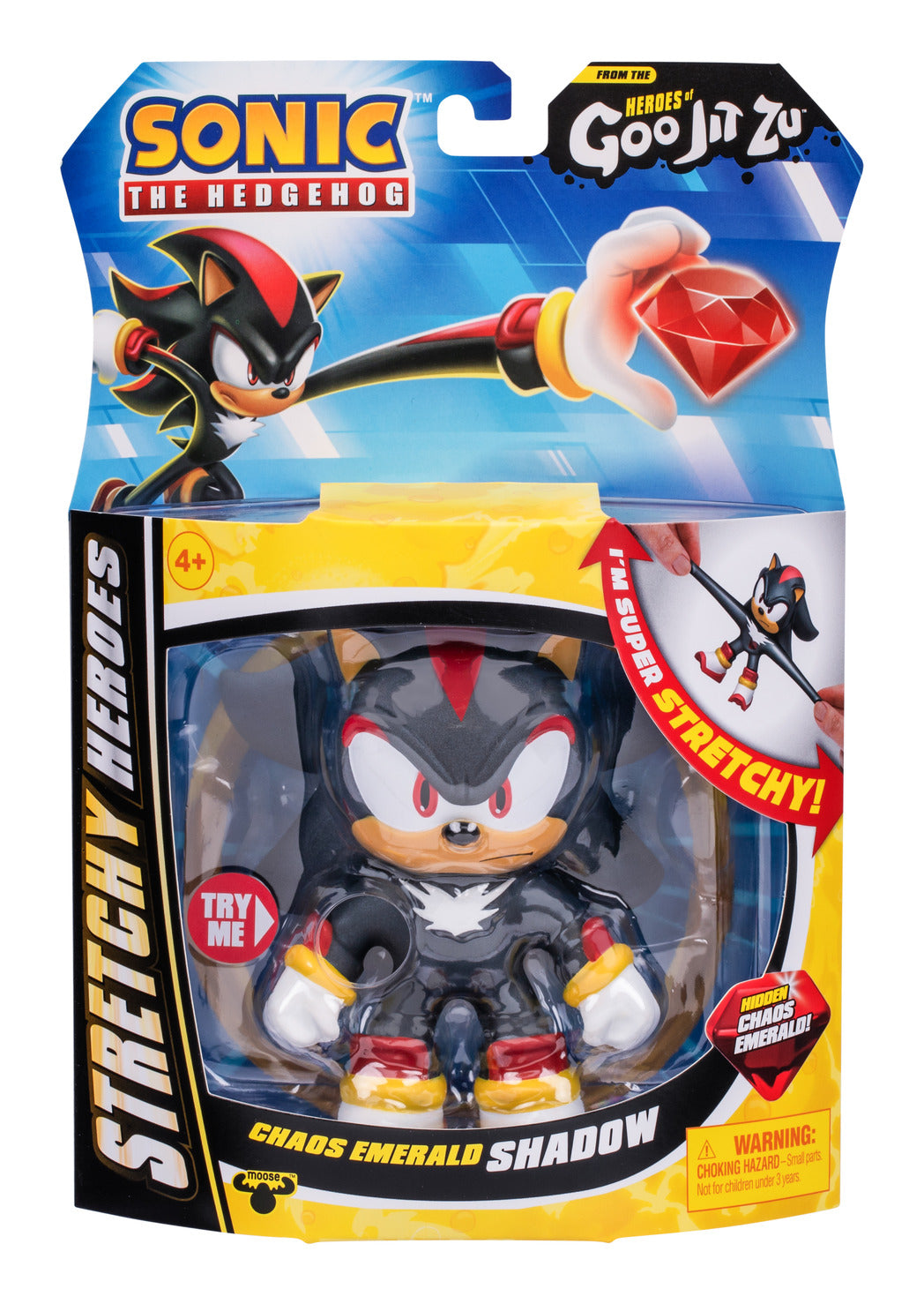 Heroes of Goo Jit Zu Sonic the Hedgehog Chaos Emerald Shadow Stretchy Hero Pack