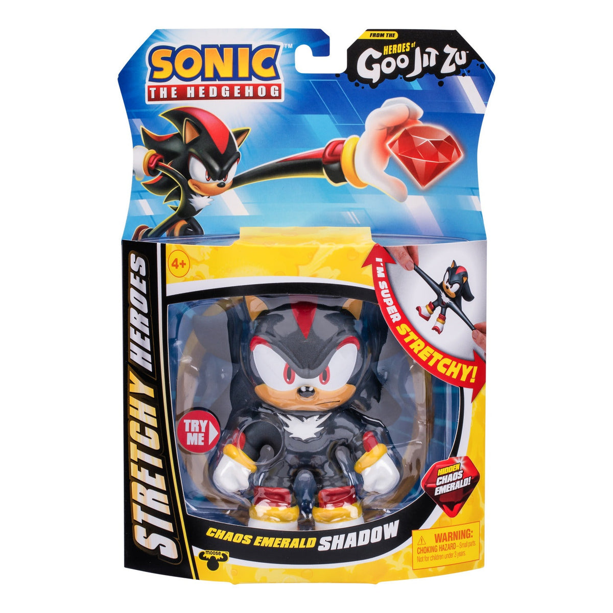 Heroes of Goo Jit Zu Sonic the Hedgehog Chaos Emerald Shadow Stretchy Hero Pack