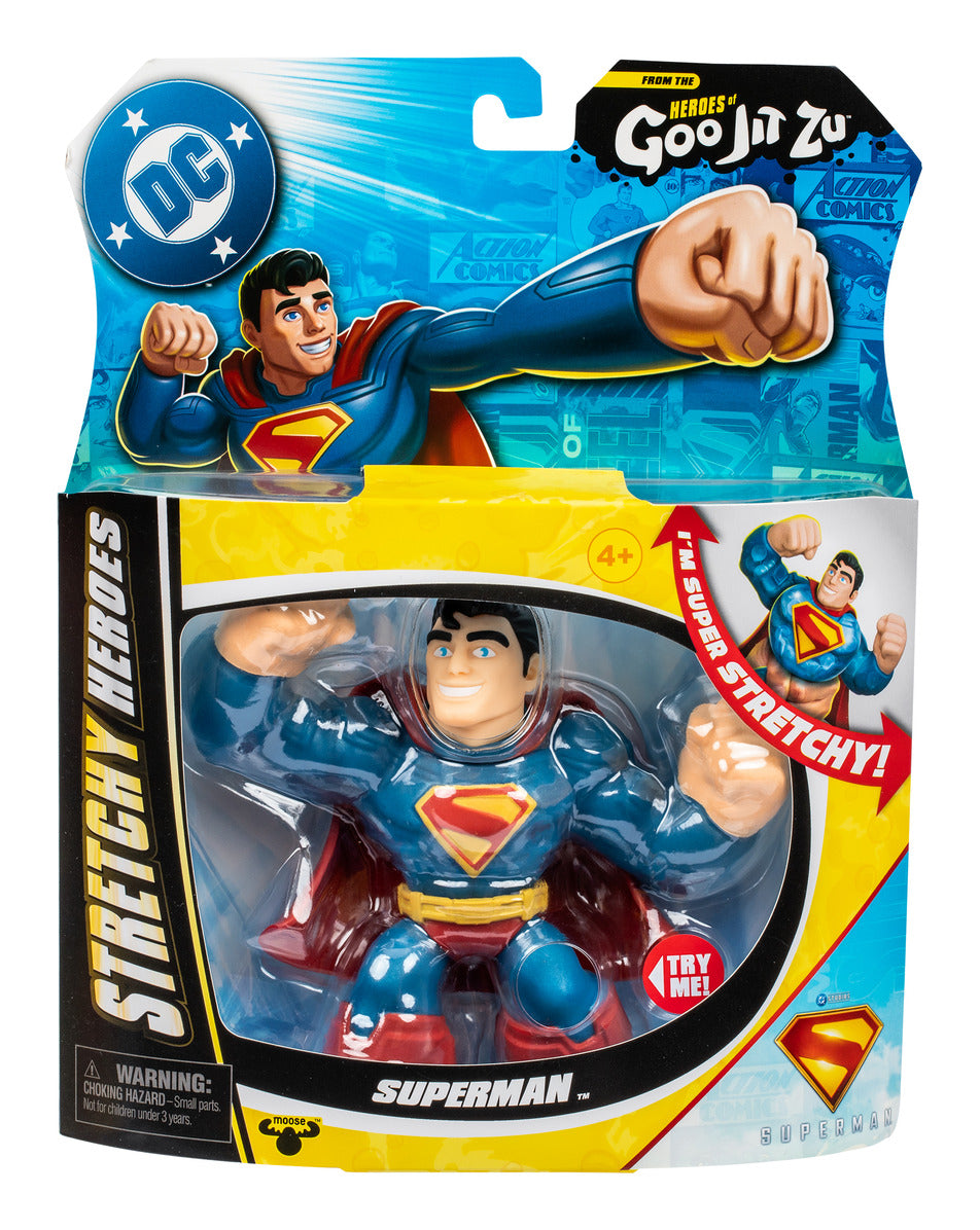 Heroes of Goo Jit Zu DC Stretchy Hero Pack – Superman or Mr. Terrific