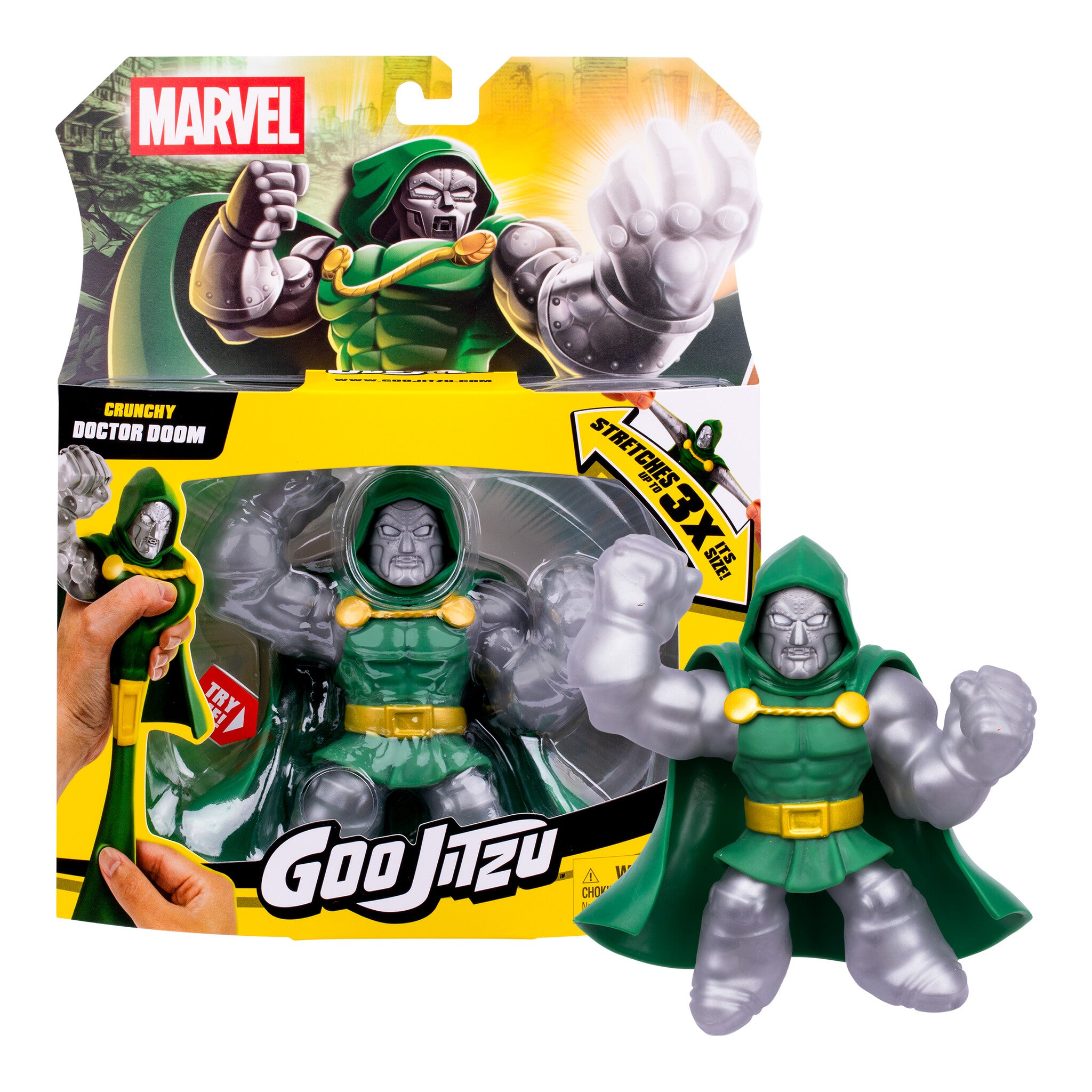 Heroes of Goo Jit Zu Marvel Avengers Doctor Doom Stretch Figure