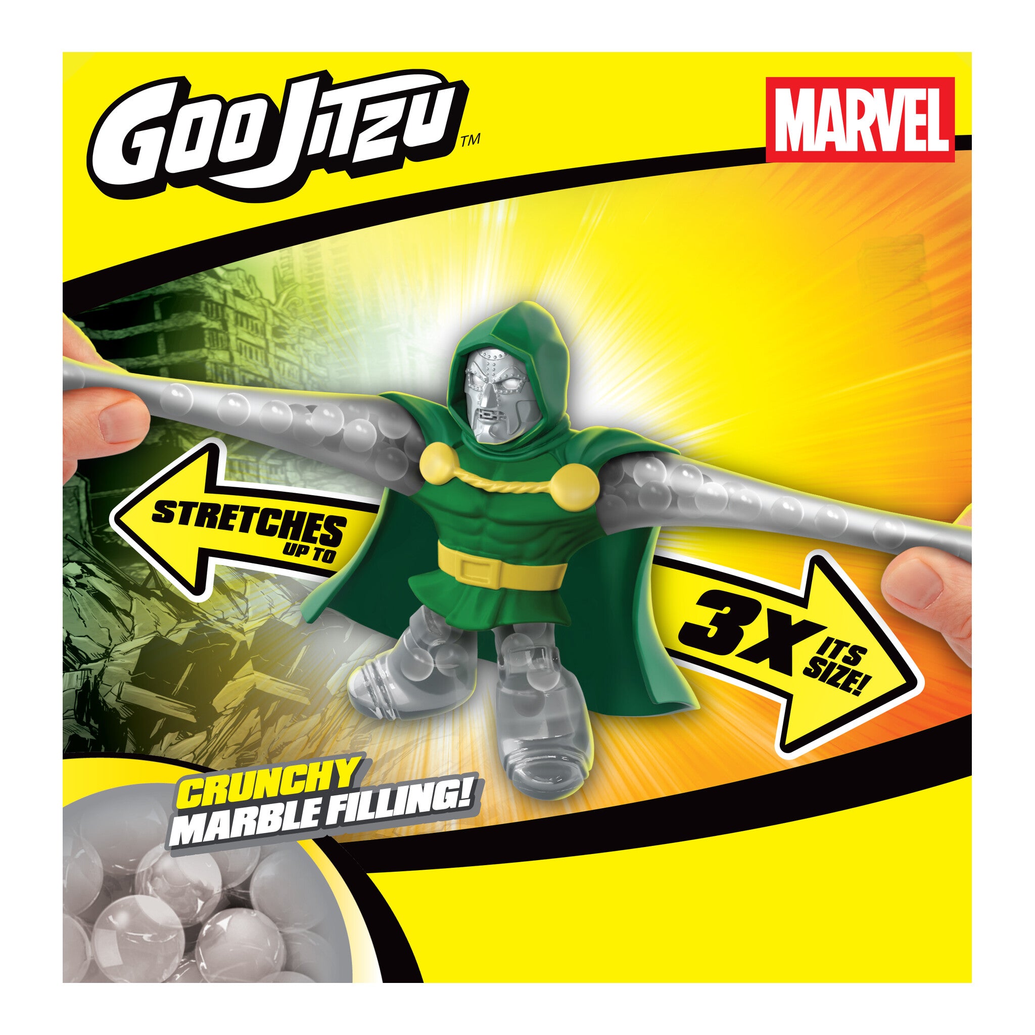 Heroes of Goo Jit Zu Marvel Avengers Doctor Doom Stretch Figure
