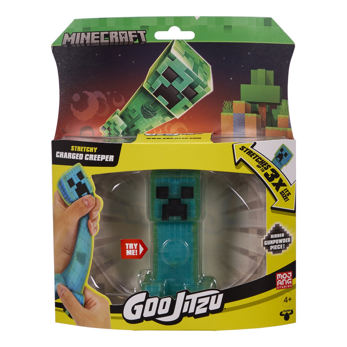 Heroes of Goo Jit Zu Minecraft Charged Creeper Stretchy Figure