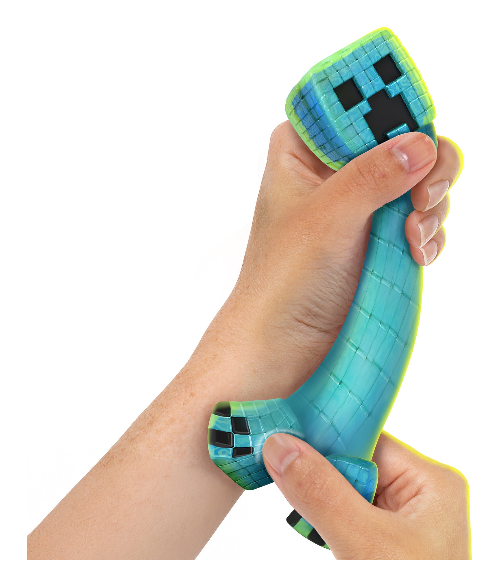 Heroes of Goo Jit Zu Minecraft Charged Creeper Stretchy Figure