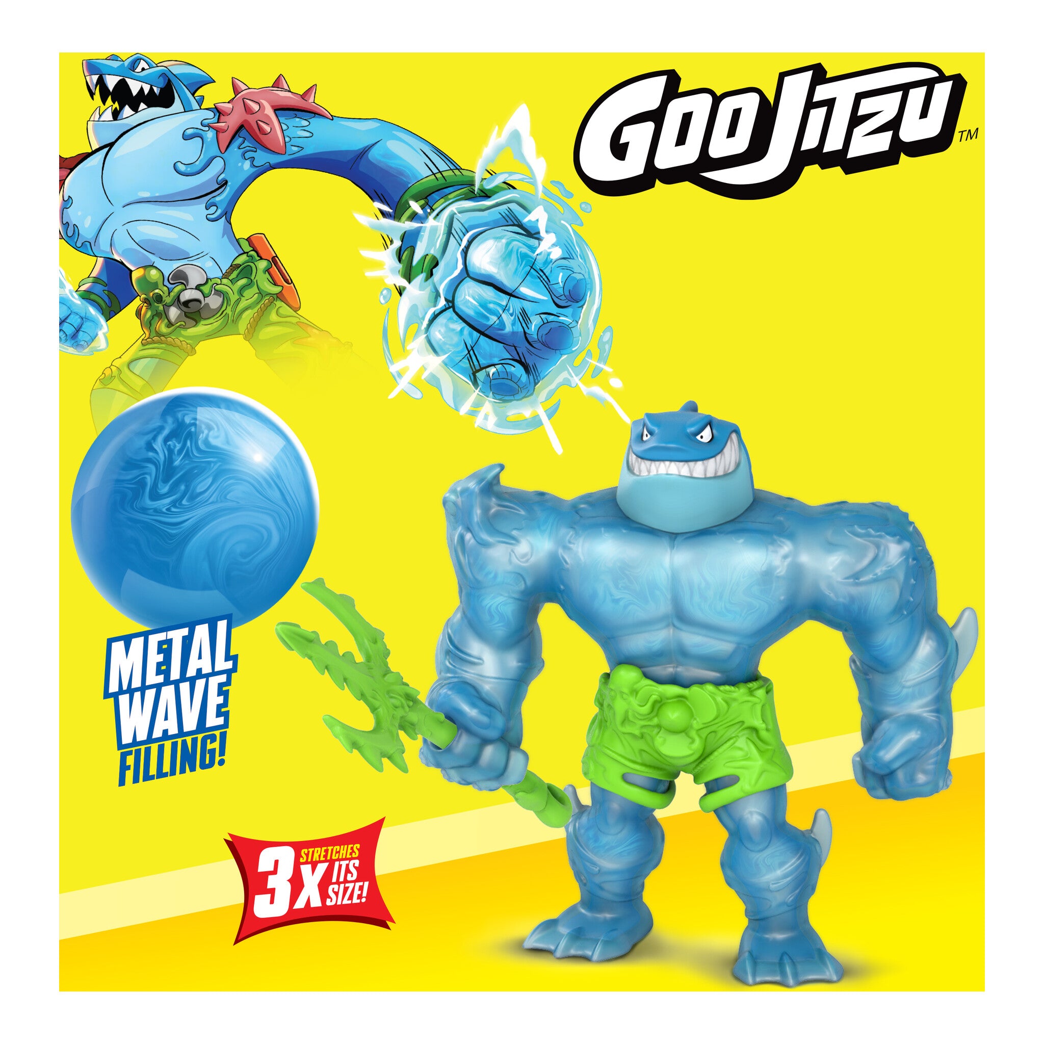 Heroes of Goo Jit Zu Thrash Hero Pack Stretchy Action Figure