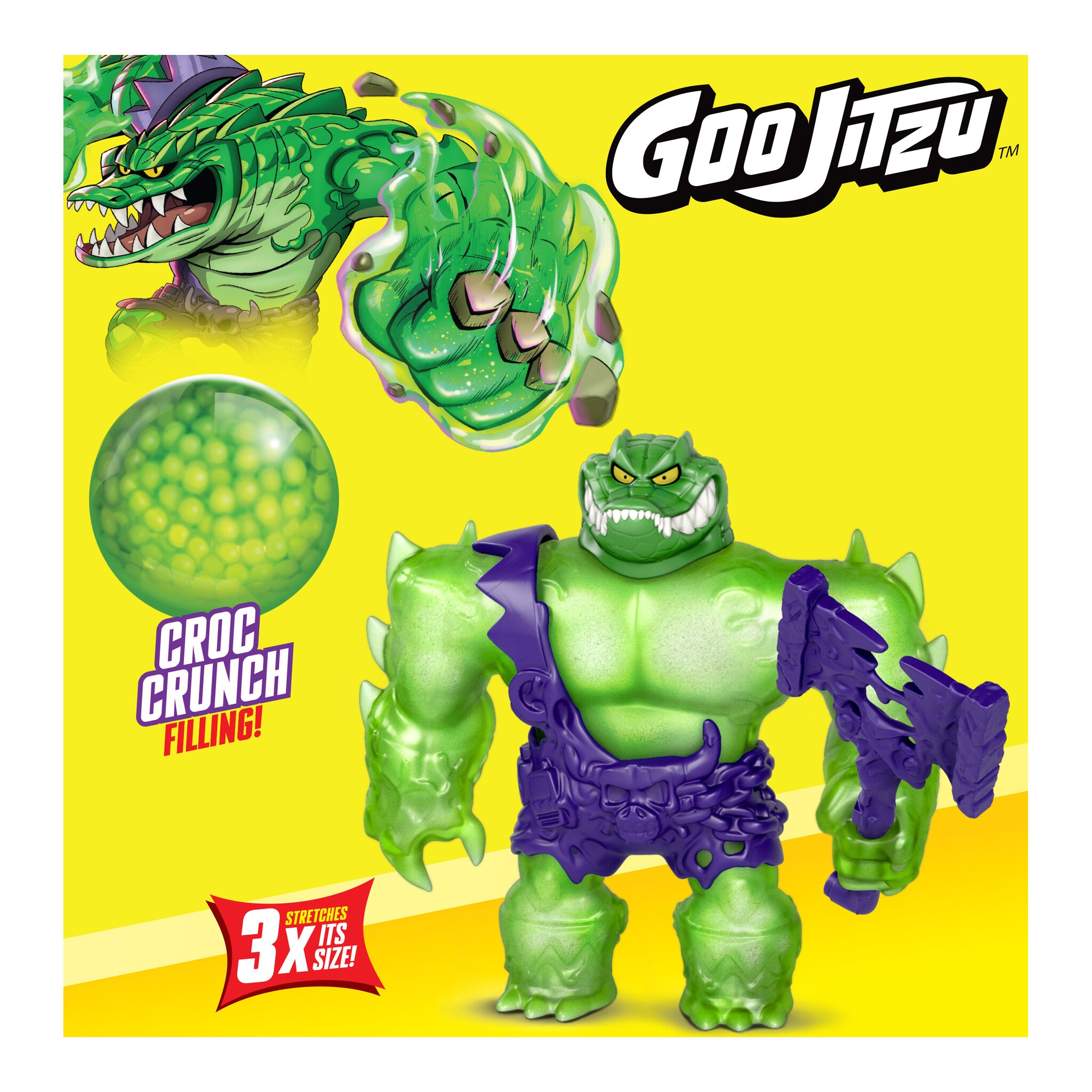 Heroes of Goo Jit Zu S15 Rock Jaw Stretchy Hero Pack