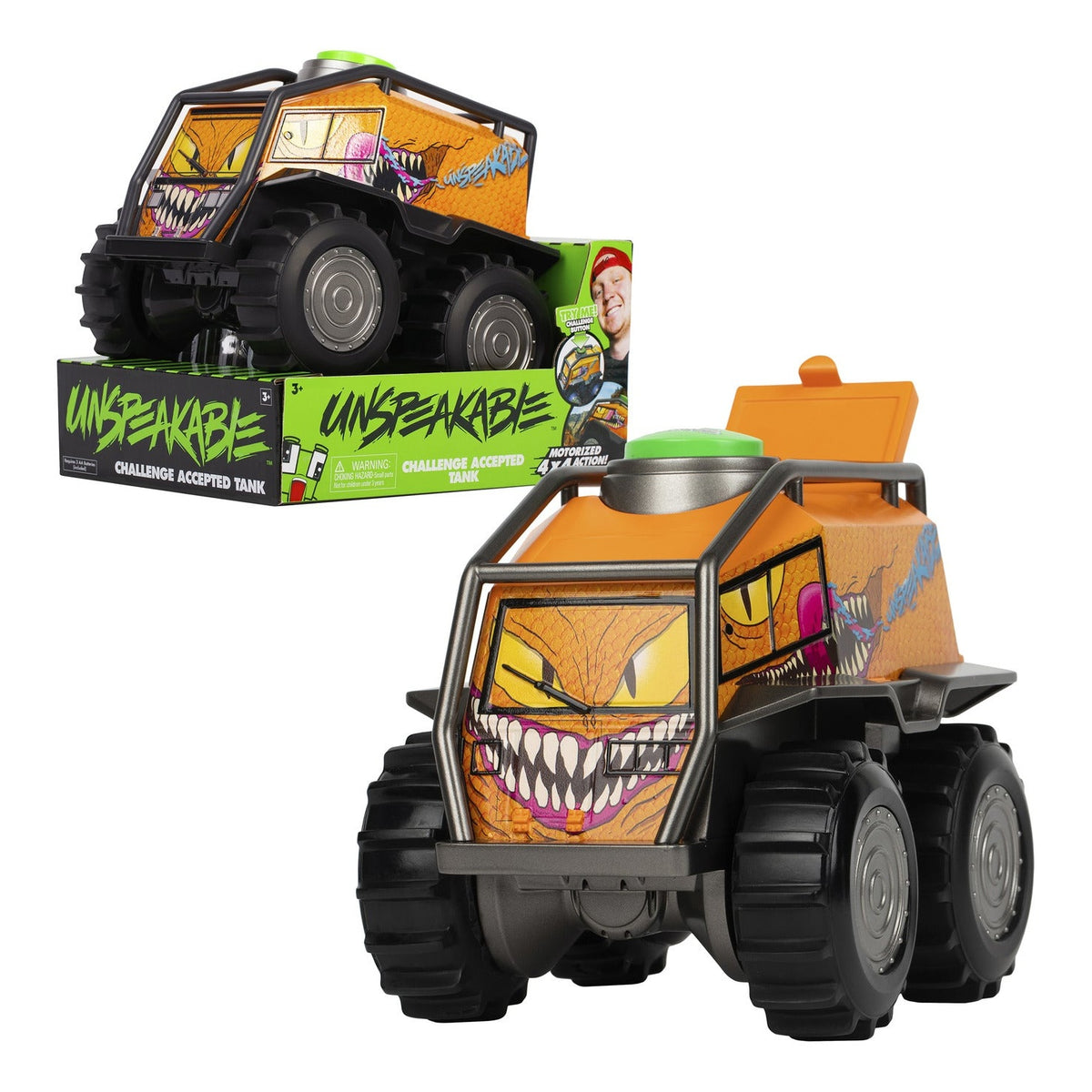 Unspeakable Challenge Accepted Stomper Tank with Sound and Movement