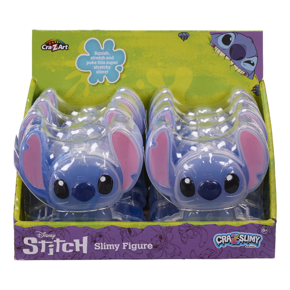 Cra-Z-Slimy Disney Stitch Shaped Slime Container