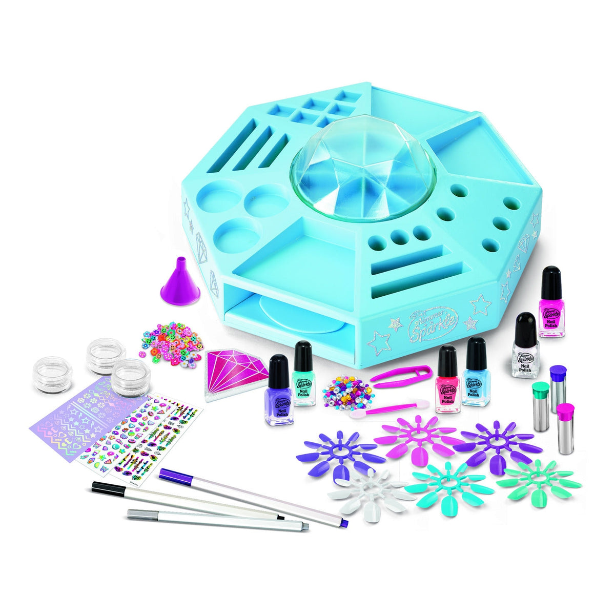 Shimmer N Sparkle All-in-One Nail Art Studio