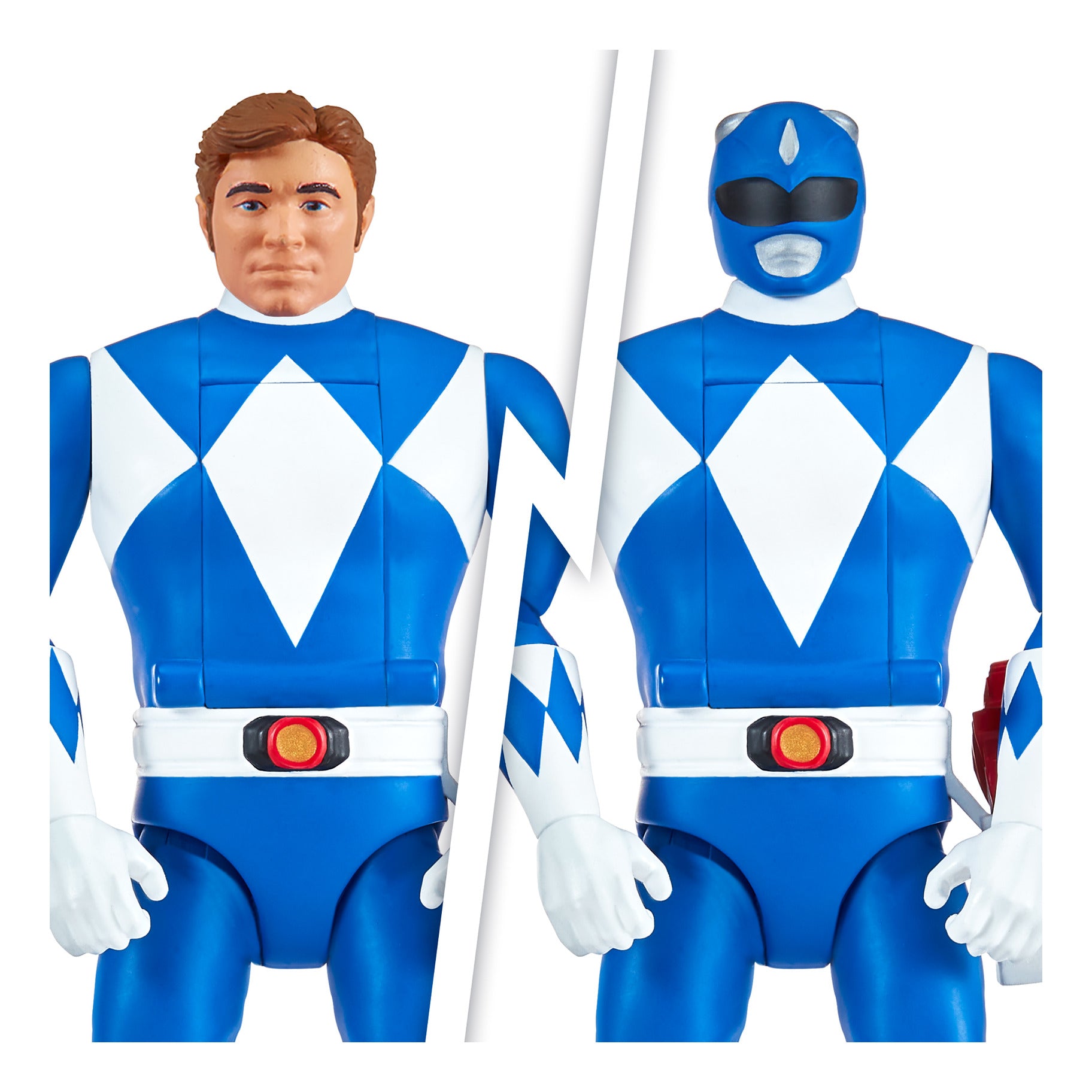 Mighty Morphin Power Rangers Re-Ignition Auto-Morphin Blue Ranger Figure