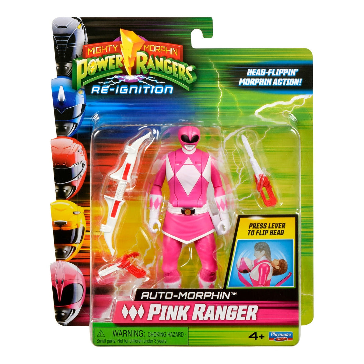 Mighty Morphin Power Rangers Re-Ignition Auto-Morphin Pink Ranger Figure