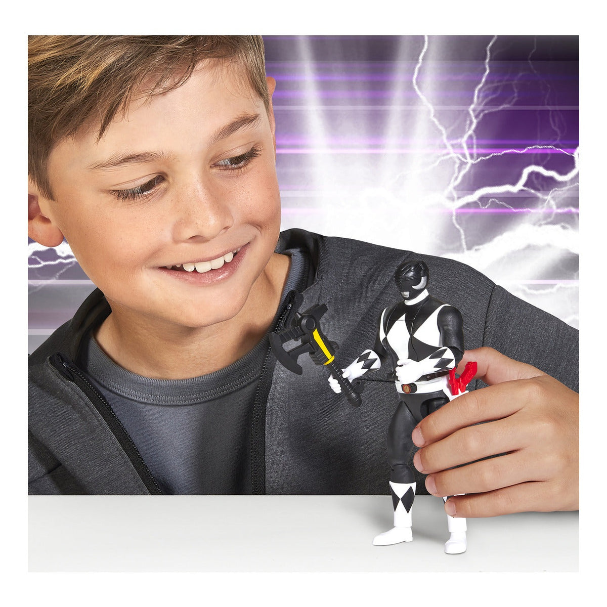 ** MMPR Auto Morphin Ranger Figure Black Ranger